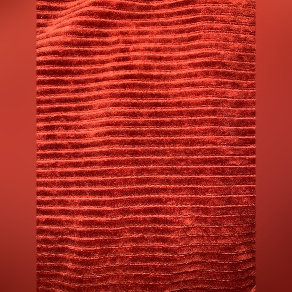 Madewell Texture & Thread Rust Corduroy Mock Neck Top Size S - Picture 5 of 8